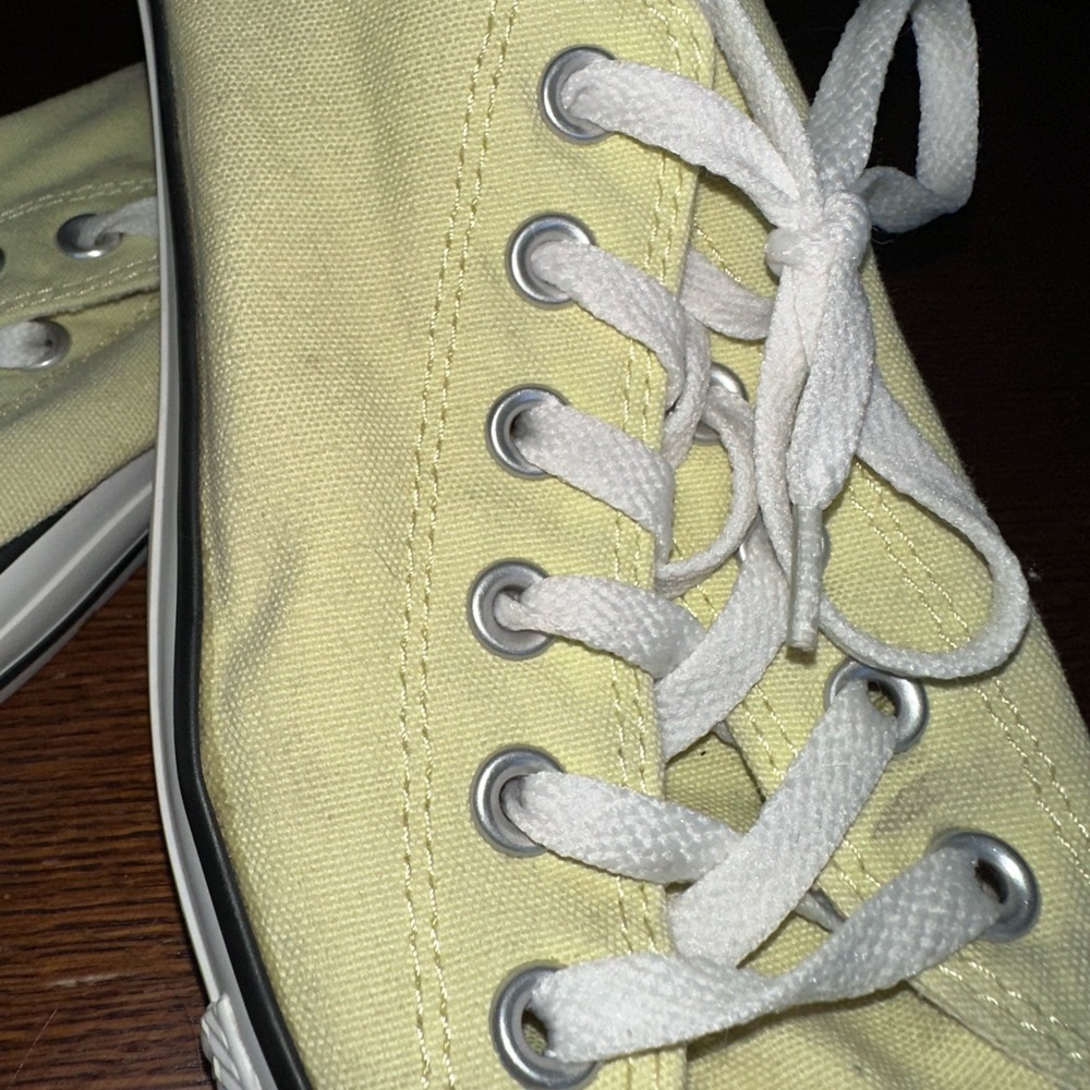 Classic Yellow Canvas Sneakers - Picture 2 of 2